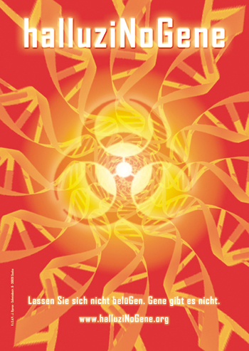 halluziNoGene-Plakat Qualität mittel